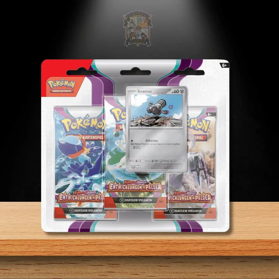 Paldea Evolved 3-Pack Blister - Knatox
