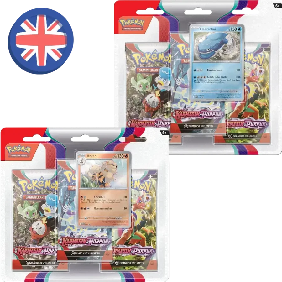 Scarlet & Violet 3-Pack Blister
