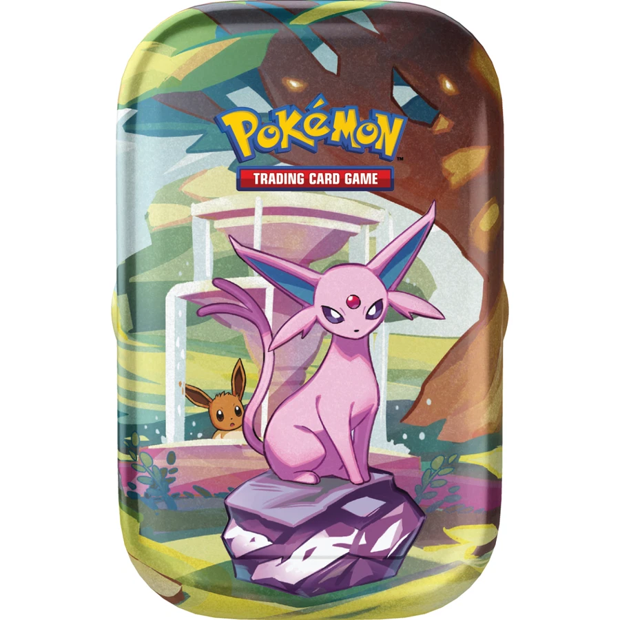 Scarlet & Violet Prismatic Evolutionss Espeon Mini Tin