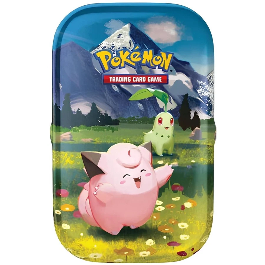 Mega Evolution Ascended Heroes Mini Tin Clefairy & Chikorita