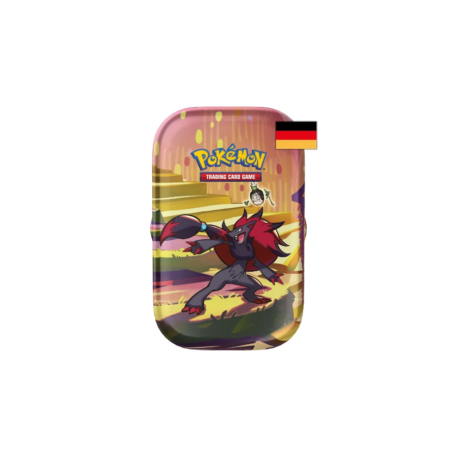 Scarlet & Violet Shrouded Fable Zoroark & Poltchageist Mini Tin