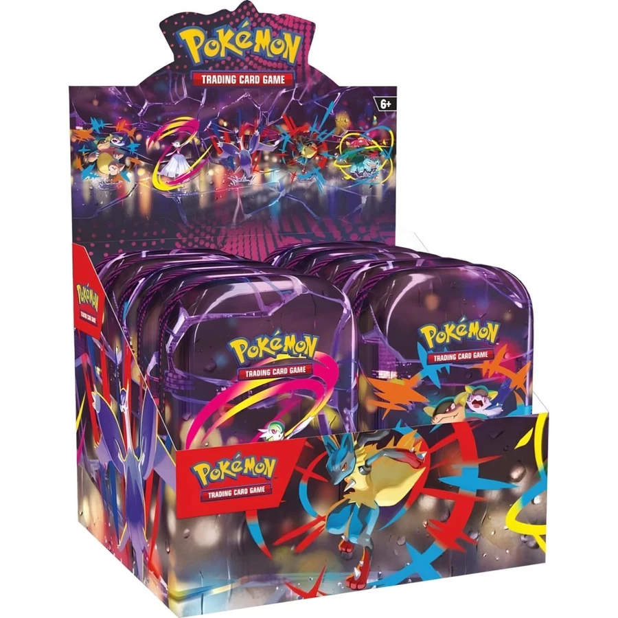 Mega Evolution Mini Tin Display