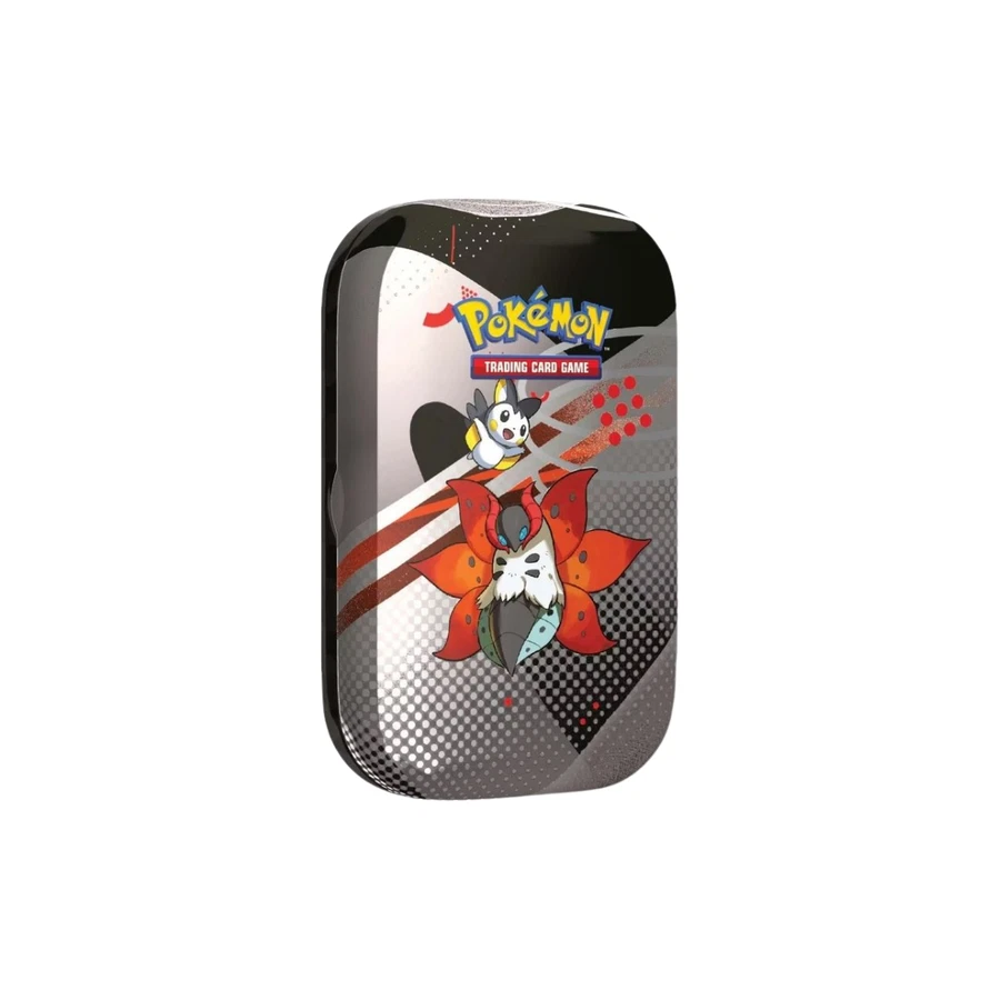 Scarlet & Violet Black Bolt & White Flare Emolga & Volcarona Mini Tin