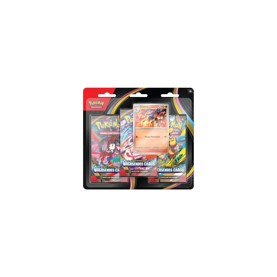 Mega Evolution Chaos Rising 3-Pack Blister - Charmeleon