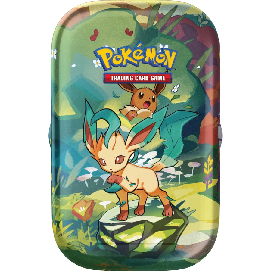 Scarlet & Violet Prismatic Evolutionss Leafeon Mini Tin