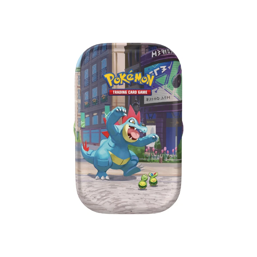 Lumiose City Mini Tin Feraligatr & Budew