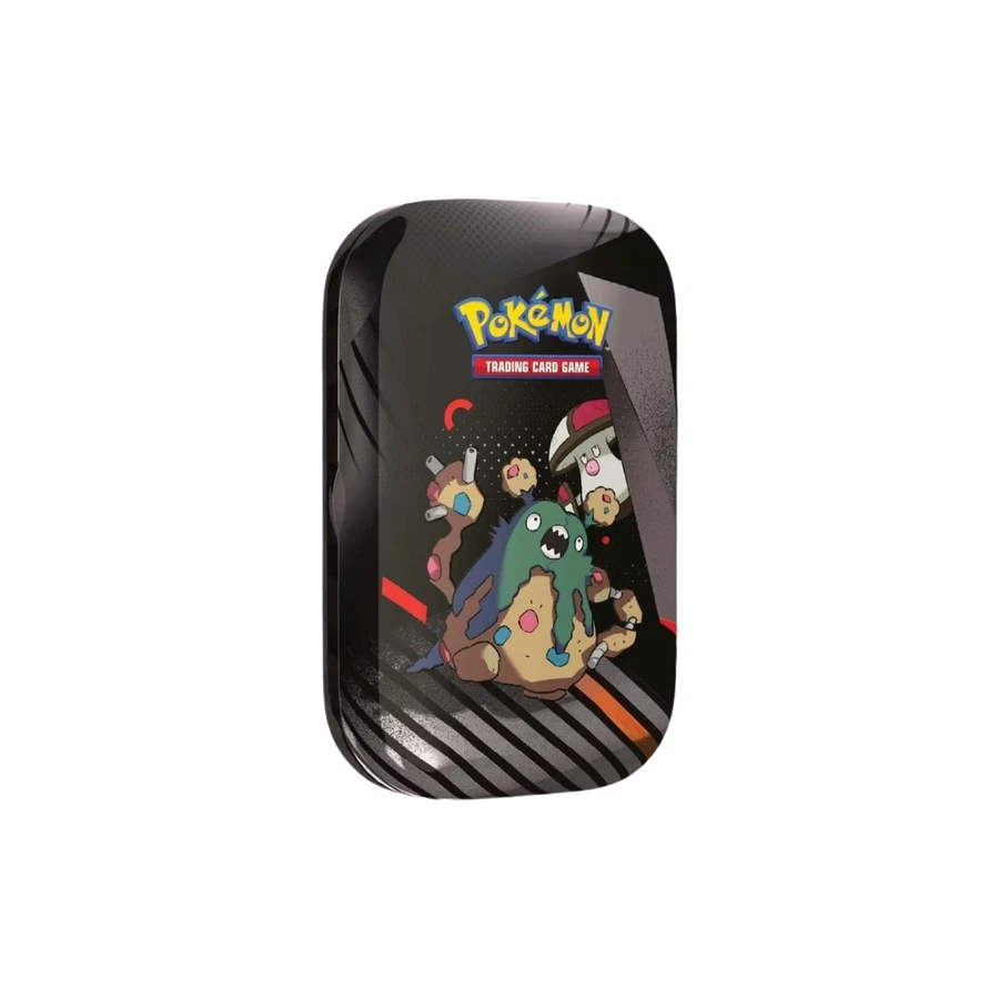 Scarlet & Violet Black Bolt & White Flare Garbodor & Amoonguss Mini Tin