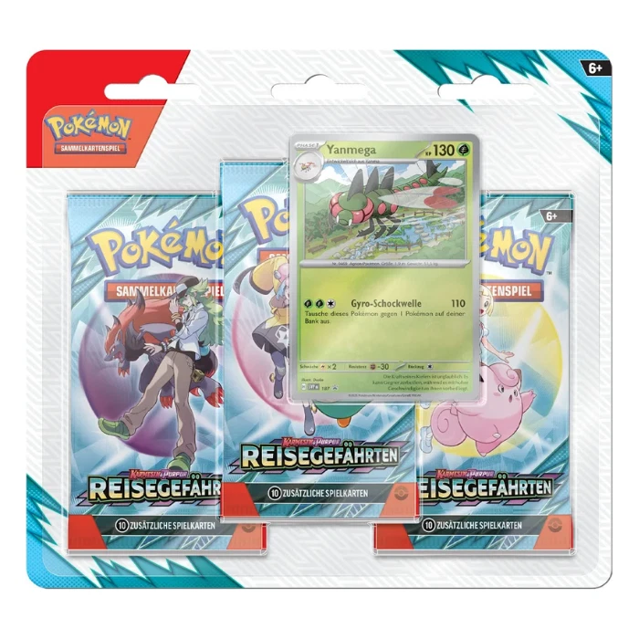 Scarlet & Violet Journey Together 3-Pack Blister - Yanmega