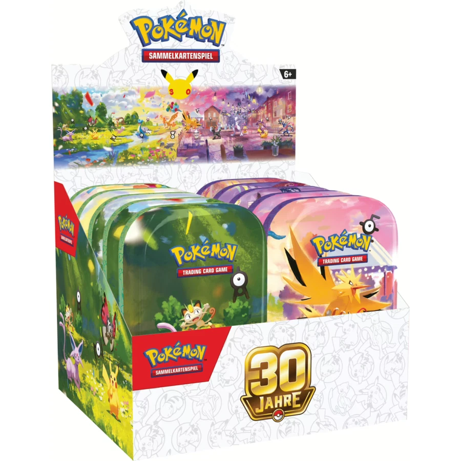 30th Celebration Mini Tin Display