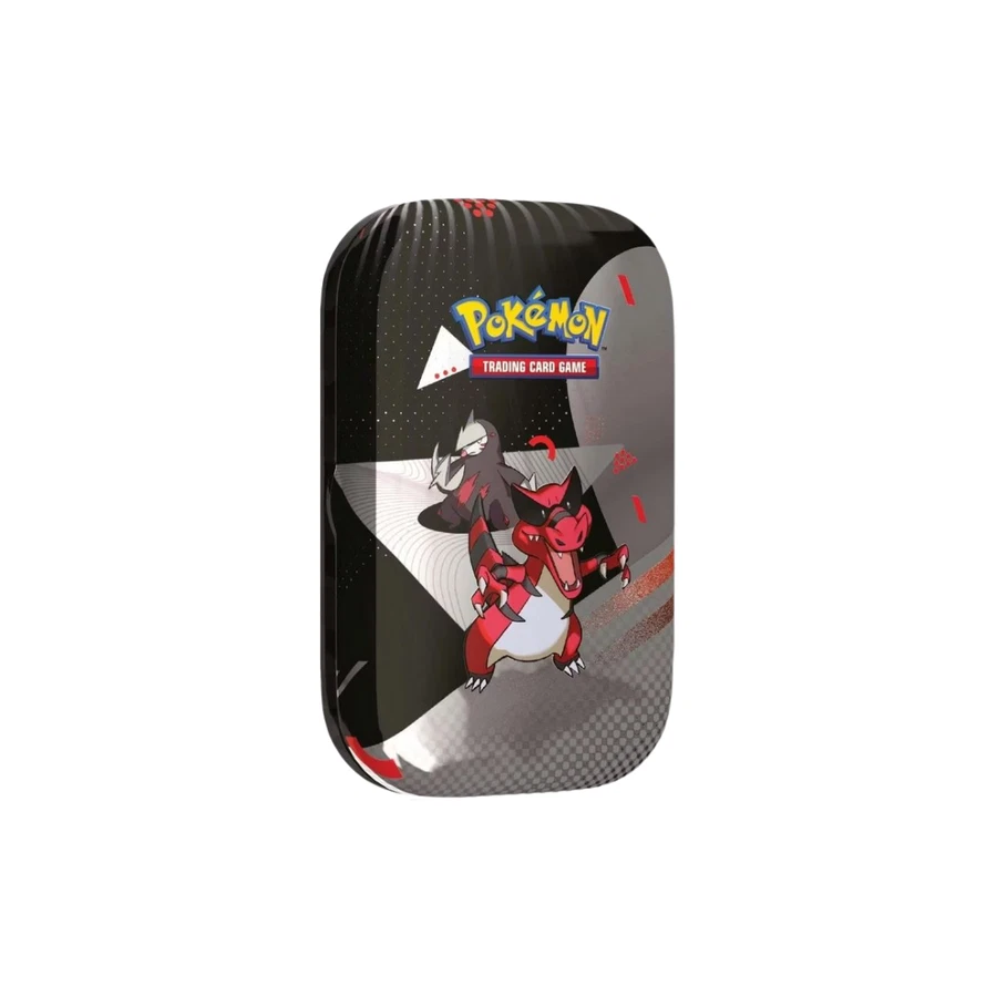 Scarlet & Violet Black Bolt & White Flare Krookodile & Excadrill Mini Tin