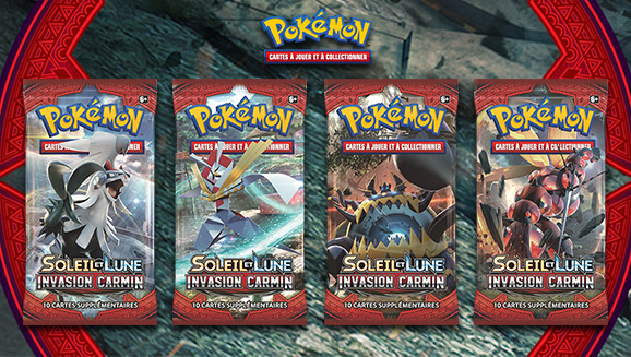 Sun & Moon—Crimson Invasion Booster Packs