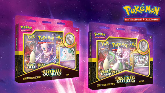 Hidden Fates Pin Collection—Mewtwo/Mew