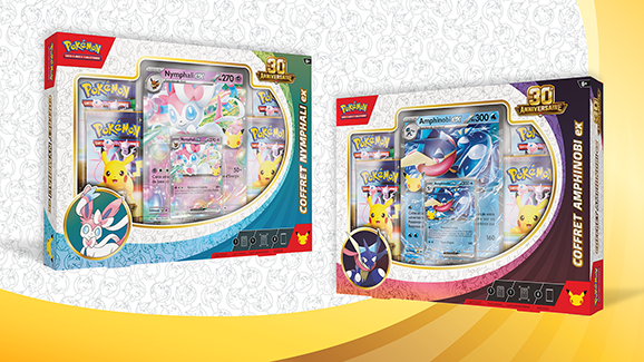 30th Celebration Sylveon ex Box and Greninja ex Box