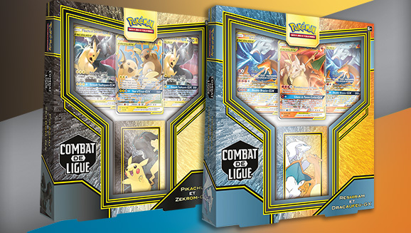 Pikachu & Zekrom-GX and Reshiram & Charizard-GX League Battle Decks