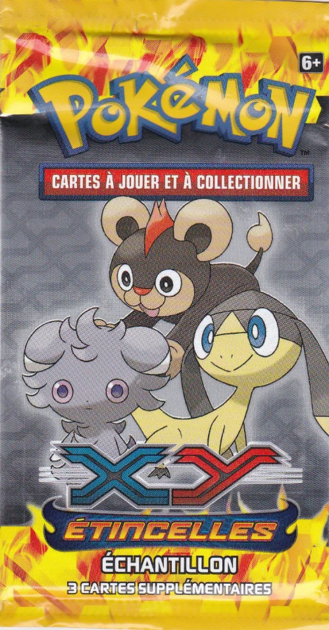 XY Flashfire Booster Pack · Échantillon Espurr, Litleo & Helioptile