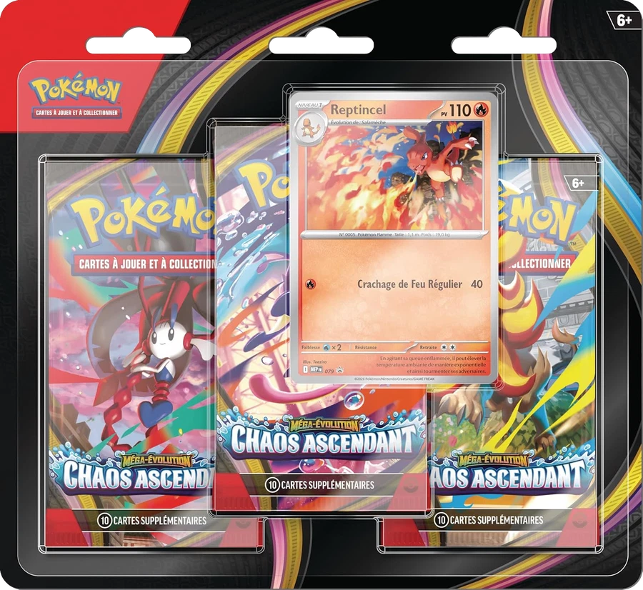Chaos Rising Three Pack Blisters Charmeleon