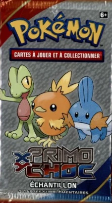 XY Primal Clash Booster Pack · Échantillon Treecko, Torchic & Mudkip
