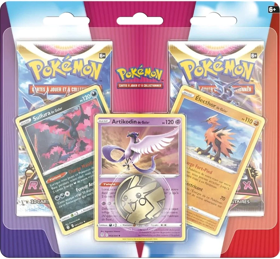 Enhanced Two Pack Blister: Galarian Articuno, Zapdos & Moltres