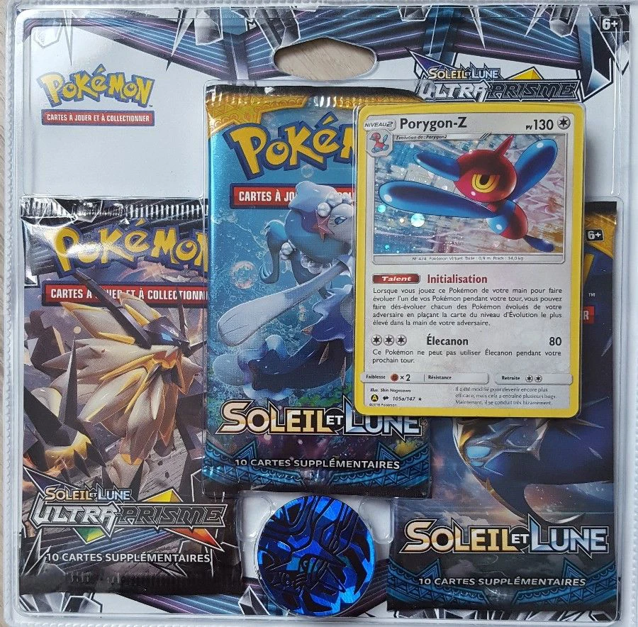 Ultra Prism 3 Pack Blister · Porygon-Z