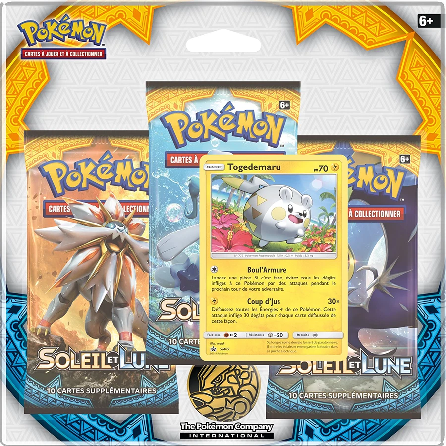 Sun & Moon Three Pack Blister Togedemaru