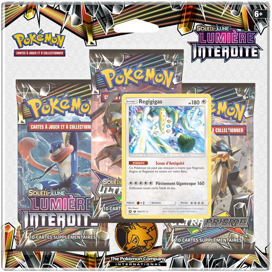 Forbidden Light 3 Pack Blister · Regigigas