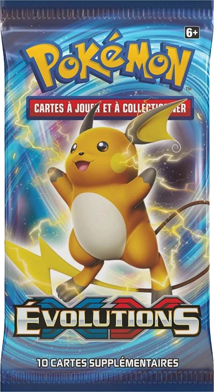 XY Evolutions Booster Pack · Raichu