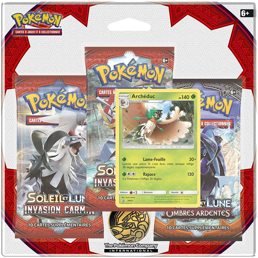 Crimson Invasion Three Pack Blister Decidueye