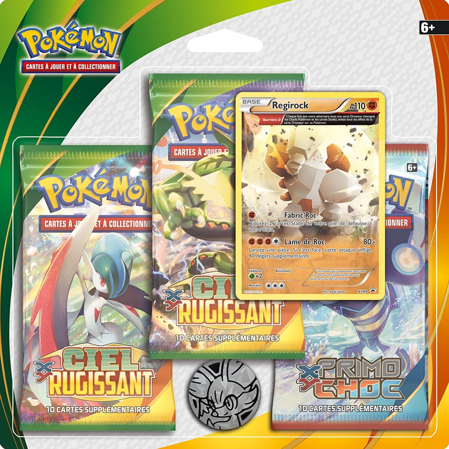 Roaring Skies Three Pack Blister Regirock