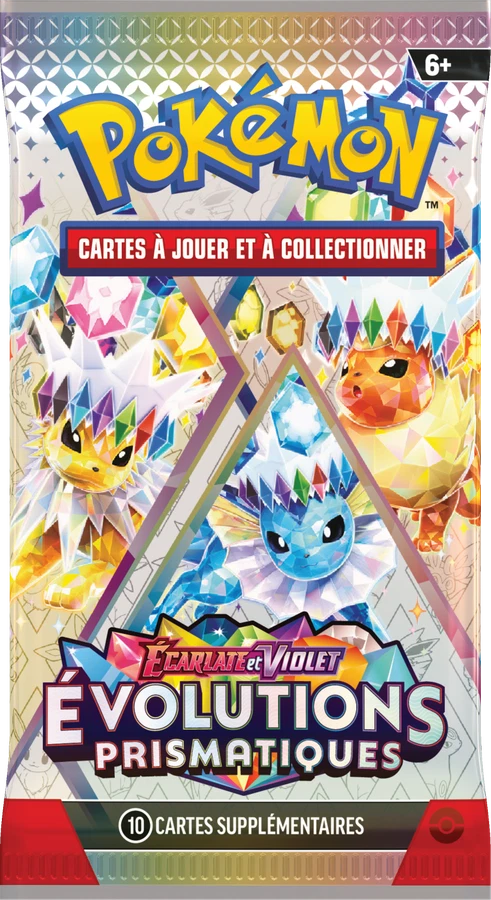 Prismatic Evolutions Booster Pack · Jolteon, Vaporeon & Flareon
