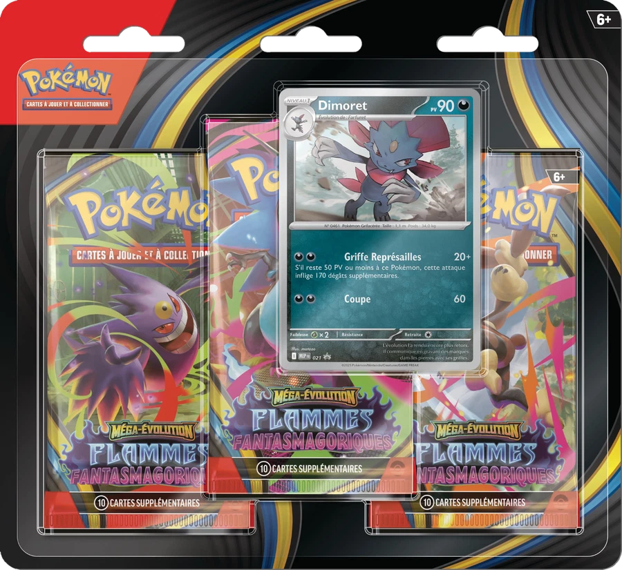 Phantasmal Flames Three Pack Blisters Weavile