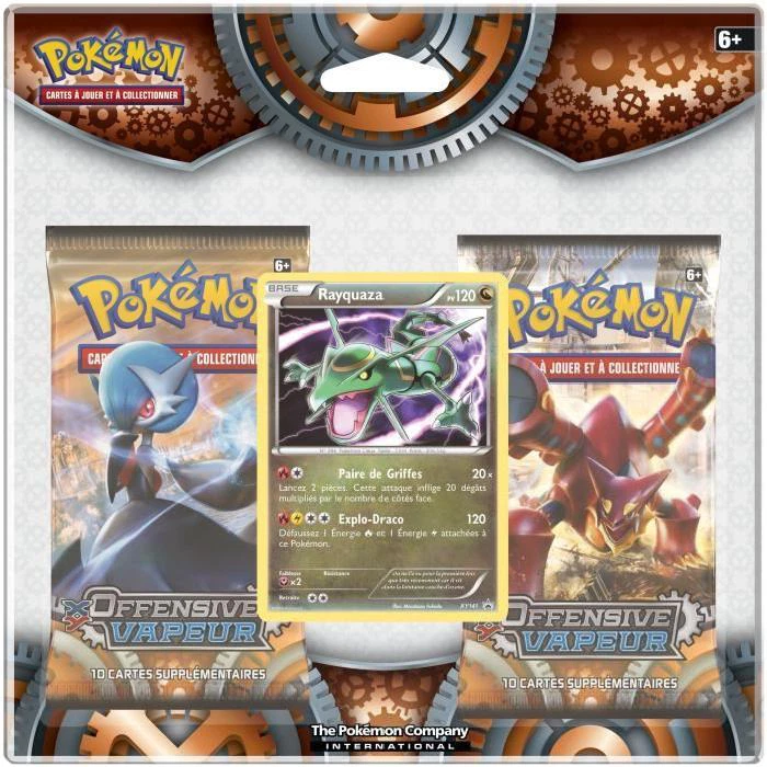Steam Siege Three Pack Blister Rayquaza