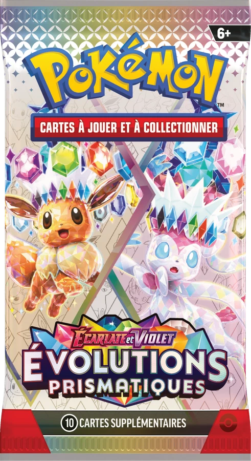 Prismatic Evolutions Booster Pack · Eevee & Sylveon