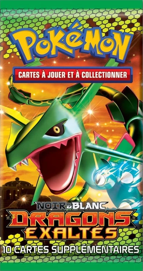 Black & White Dragons Exalted Booster Pack · Rayquaza