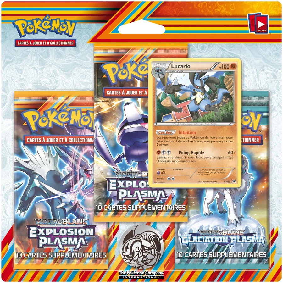 Plasma Blast Three Pack Blister Lucario