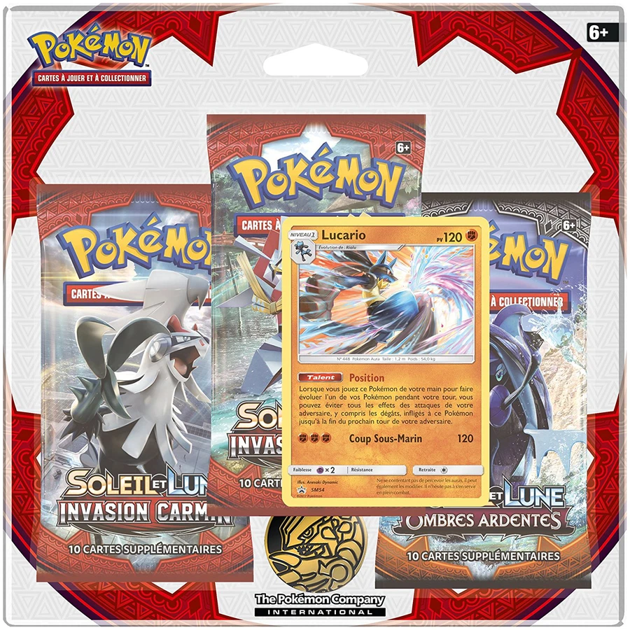 Crimson Invasion Three Pack Blister Lucario