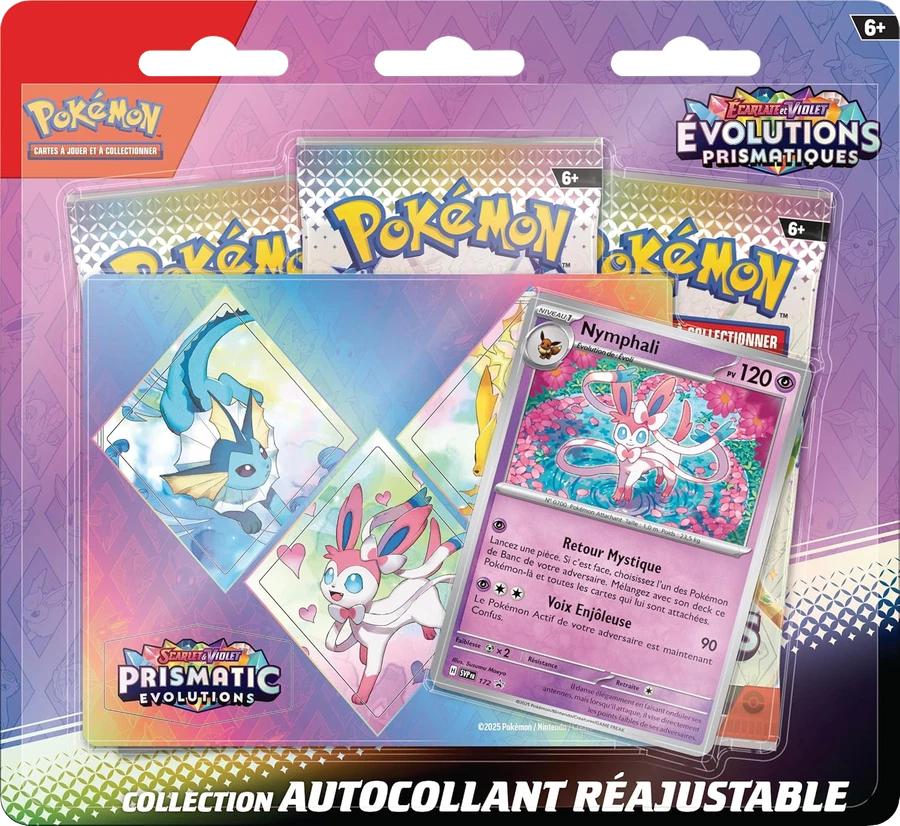 Prismatic Evolutions 电子产品贴纸收藏套装 仙子伊布