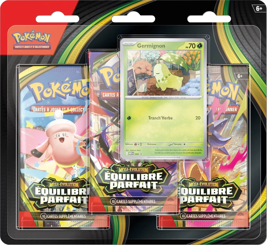 Perfect Order Three Pack Blisters Chikorita