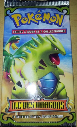 EX Dragon Frontiers Booster Pack · Tropius & Tyranitar