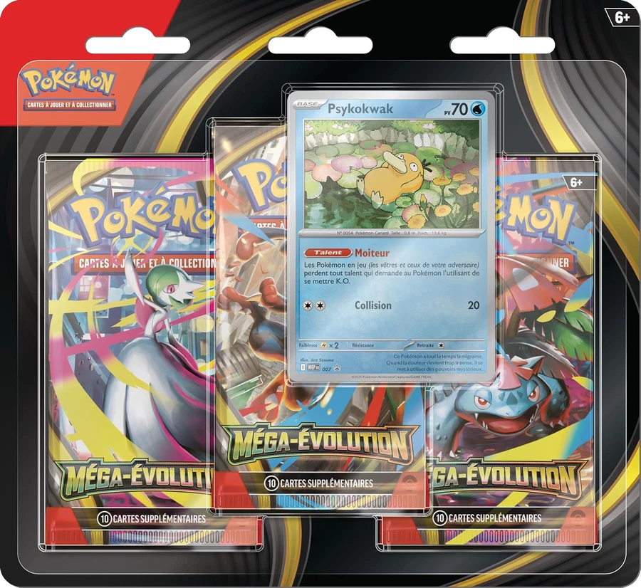 Mega Evolution Three Pack Blisters Psyduck