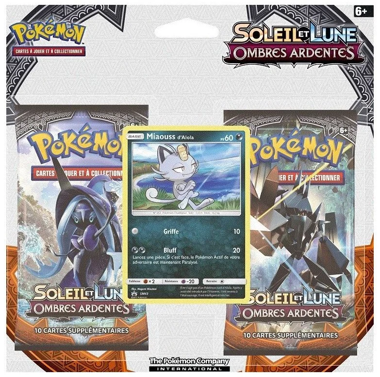 Burning Shadows Three Pack Blister Alolan Meowth