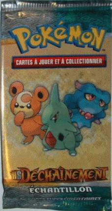 HS Unleashed Booster Pack · Sample Misdreavus, Teddiursa & Larvitar