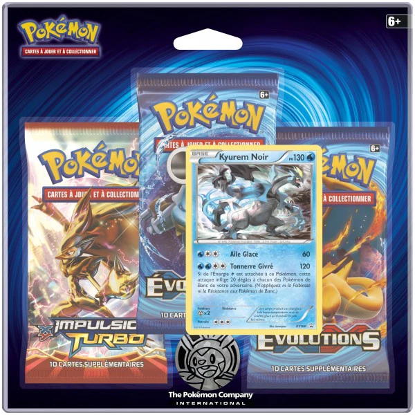 Evolutions Three Pack Blister Black Kyurem
