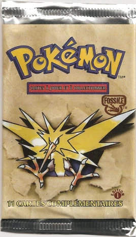 Fossil Booster Pack · Zapdos