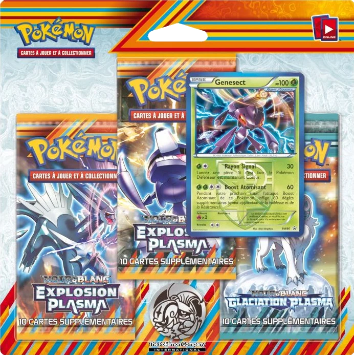 Plasma Blast Three Pack Blister Genesect