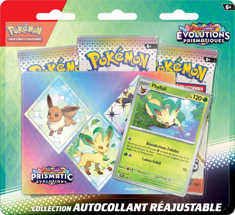 Prismatic Evolutions 电子产品贴纸收藏套装 叶伊布