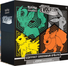 Sword & Shield—Evolving Skies Coffret Dresseur d’élite — Phyllali, Noctali, Voltali & Pyroli