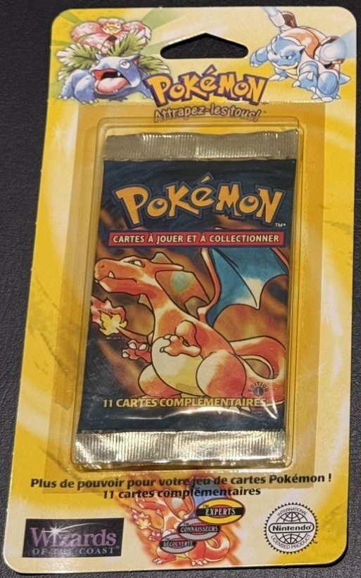 Base Set First Edition 1-Pack Blister — Charizard