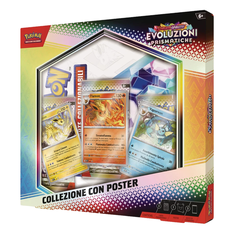 Scarlet & Violet Prismatic Evolutions Poster Collection