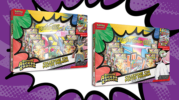 Ascended Heroes Mega Lucario & Mega Gardevoir Premium Poster Collections