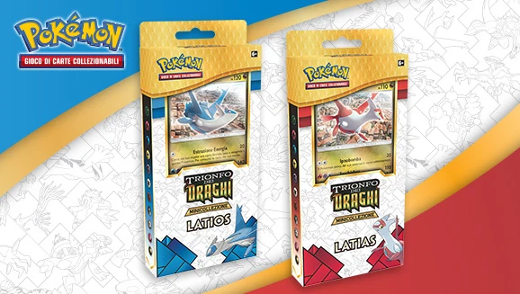 Dragon Majesty Latias & Latios Pin Collections